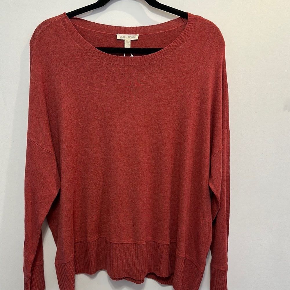 Eileen Fisher Round Neck Top Size XL